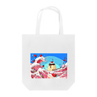 TAa工房の甘味三十六景神奈川沖浪裏もどき Tote Bag