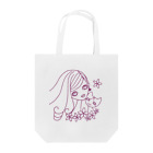 neko*neko*の猫と女の子 2 Tote Bag