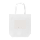 rilybiiのWhite Dusty Pink × Logo Message Tote Bag