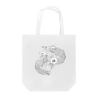 Ωの-華麗- アロワナとアネモネ Tote Bag