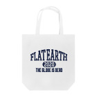 Mappila SHOPのカレッジ風(ネイビー)　フラットアース FLATEARTH Tote Bag