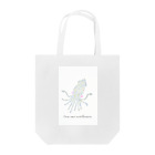 エフェメラル フラワーアートの花イカ トートバッグ Tote Bag
