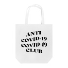 NUMBER-8のANTI COVID-19 CLUB(BLACK) Tote Bag