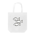 松竹梅雑貨の松竹梅 白黒 Tote Bag