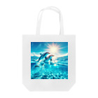 終わらない夢🌈の美しい海とイルカ🐬✨ Tote Bag