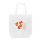 食べ過ぎのカクレブタノミ Tote Bag