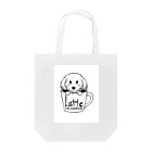 マルプー ラテのlatte with RisaRisa Tote Bag