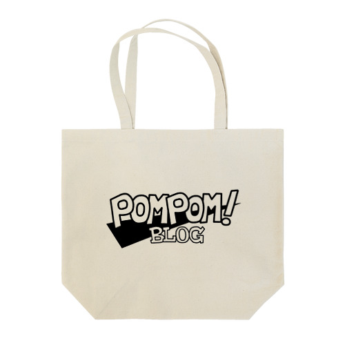 Pom Pom Blog Logo 2nd（black） Tote Bag