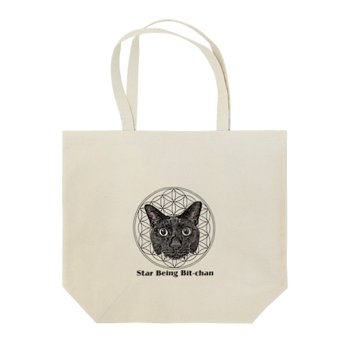 宇宙人ねこ　びっちゃんのトート Tote Bag