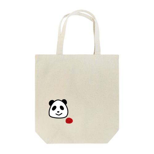 パンダおにぎりとうめぼしちゃん PandaCafe Tote Bag
