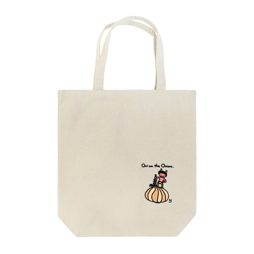 タマネギの上に鬼 Tote Bag