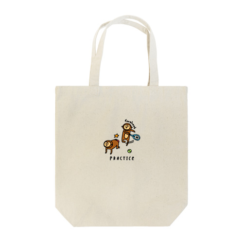 サルのフォアハンド Tote Bag