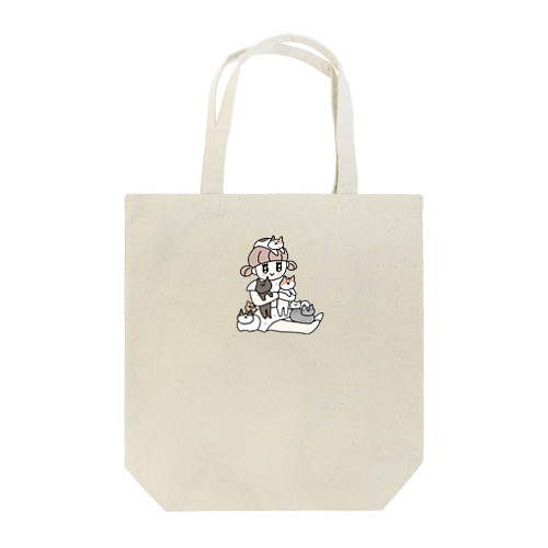 ねこまみれ Tote Bag