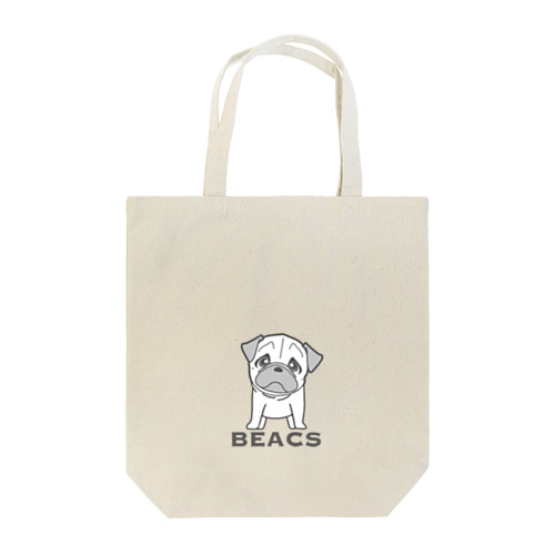 BEACS'　PUG Tote Bag