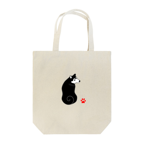 見返り柴犬（黒） Tote Bag