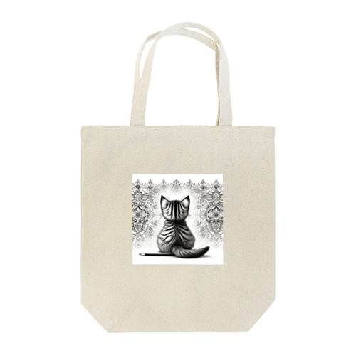 Back-raised Dream Cat 3 Tote Bag