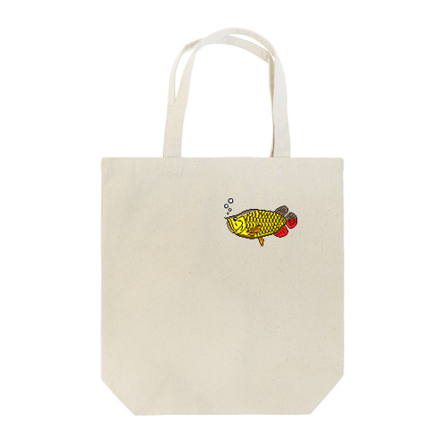 ドット絵怪魚　金龍 Tote Bag