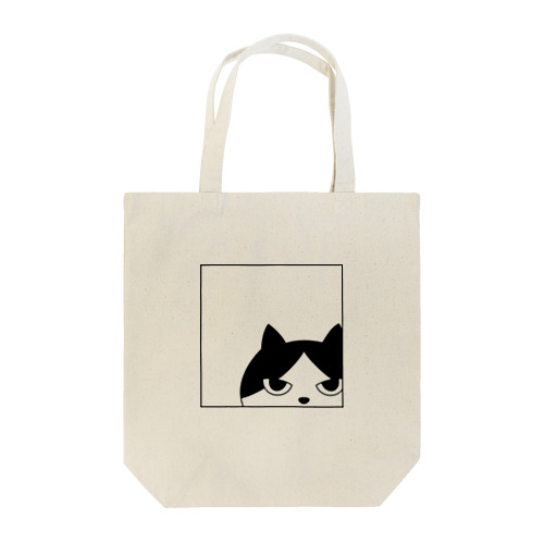 鉢割れ猫ちゃん（白黒） Tote Bag