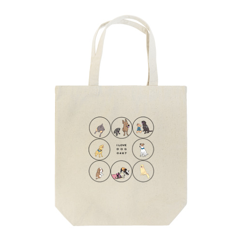 I Love DOG 0467 Tote Bag