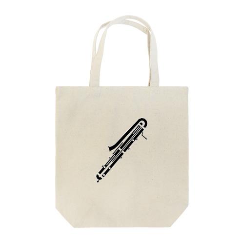 【コントラファゴット】モノクロ楽器シリーズ Tote Bag