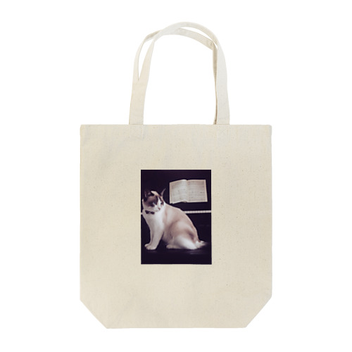 ピアノ猫 Tote Bag