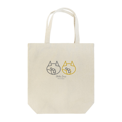 Shiba Inus Animal shapes Tote Bag