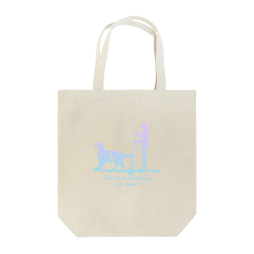 花sun-supdog-フラットコーテッドレトリバー Tote Bag