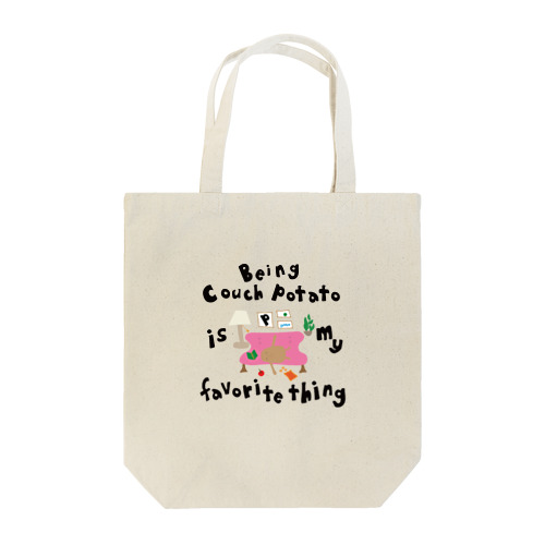 being couch potato  Tote Bag