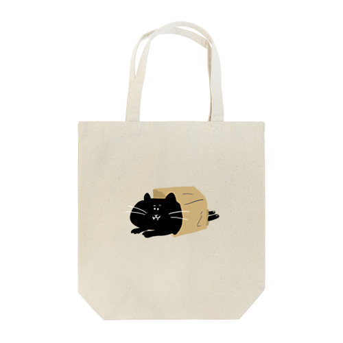 紙袋から猫 トートバッグ