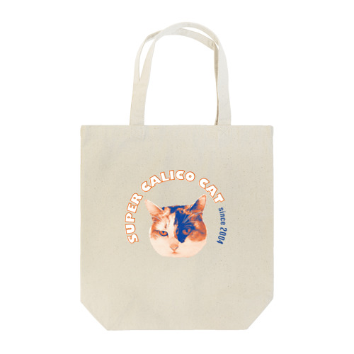 SUPER CALICO CAT　since2004 Tote Bag