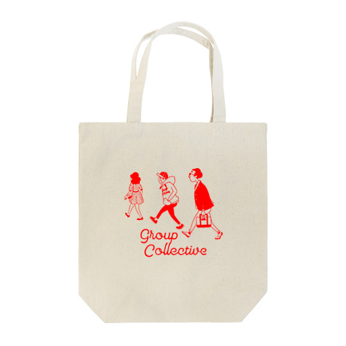 Group Collective Red Tote Bag