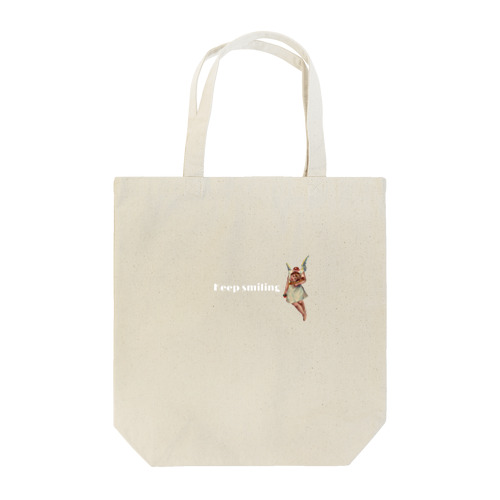 keep smiling Tote Bag