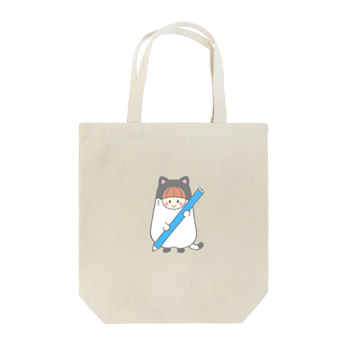 きぐるみネコ（えんぴつ） Tote Bag