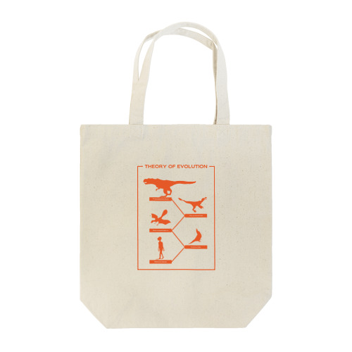 恐竜進化トートバッグ Tote Bag