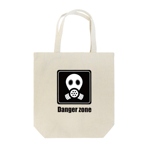 Danger zone (bk) Tote Bag