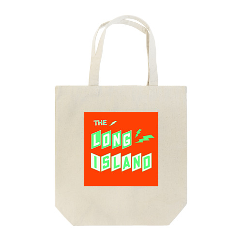 平行四辺形デザイン　グリーン×ホワイト×オレンジ Tote Bag