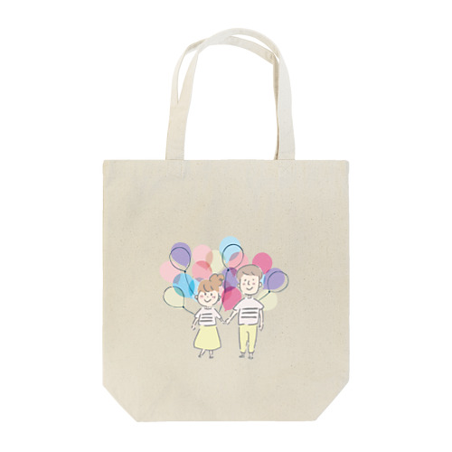 かわいい 仲良しライフ_トートバッグ Tote Bag