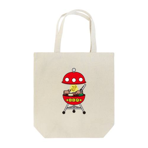 バーベキュー中UFO襲来！！ Tote Bag