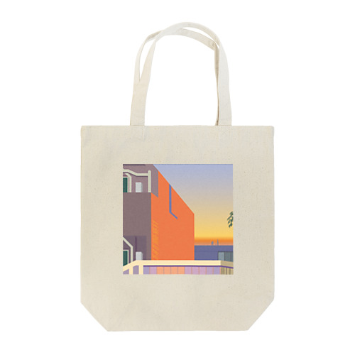 Sunset street Tote Bag