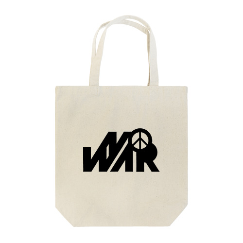 NO WAR, PEACE SYMBOL Tote Bag