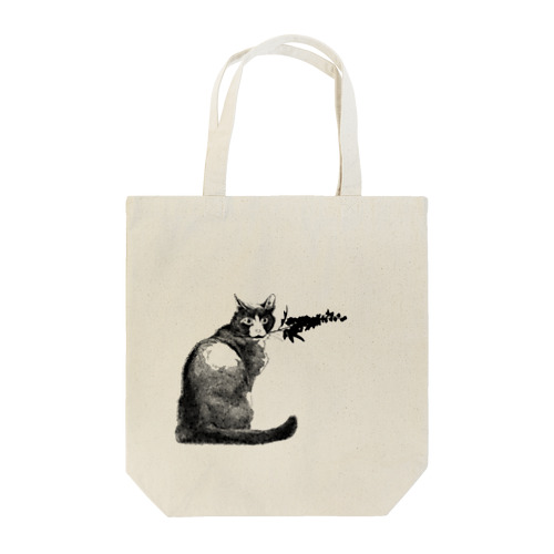 花を贈る猫 Tote Bag