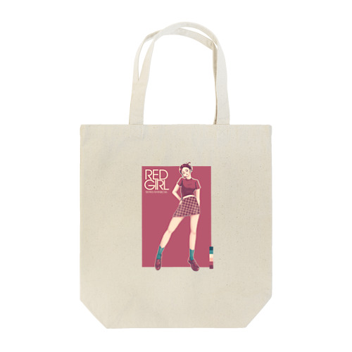 RED GIRL Tote Bag