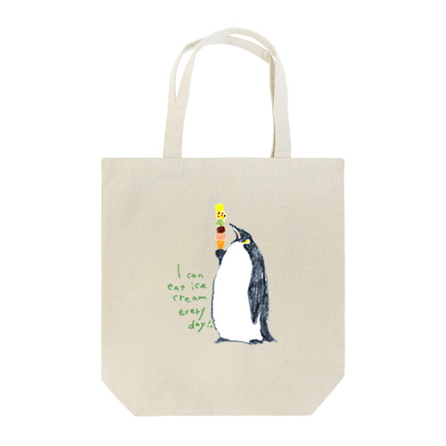 ペンギンとアイス Tote Bag