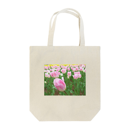 pink tulips トートバッグ