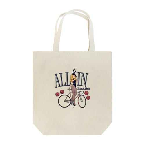 "ALL IN -Track Club-" Tote Bag