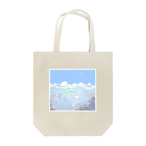 Happy sea! トートバッグ Tote Bag