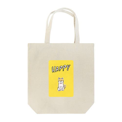 HAPPY柴犬 Tote Bag