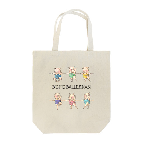 BAR LESSON PIGS: COLORED Tote Bag