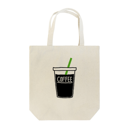ICE COFFEE(green) Tote Bag
