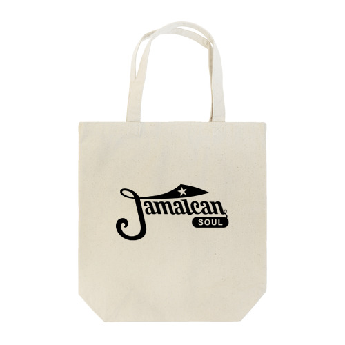 Jamaican Soul BLACK Tote Bag